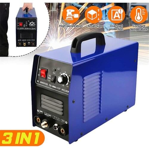CT312 AC220V Plasma Cutter, TIG/CUT/MMA 3In1 Multifunction ARC TIG Welder Machine Gasless Welding Machine Welding Equipments