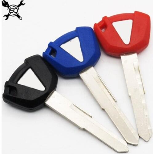 Blank Key Uncut Blade Keys Fits For KAWASAKI ZX-6R ZX-7R ZX-9R ZX-10R ZX-12R ZX-14R ZZR400 Z1000 11 ER6N 11-12