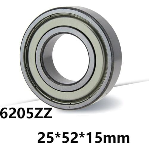 1pcs/lot 6205ZZ Deep Groove Ball Bearing 6205-ZZ 6205ZZ 25*52*15mm 25*52*15 High Quality Bearing Steel Material