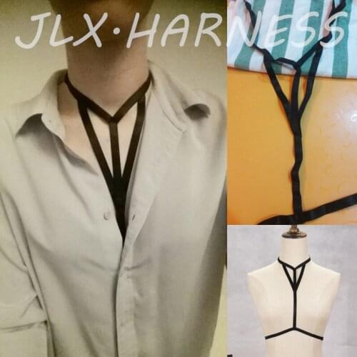 Polyester Body Harness Adjustable Cage Bra Crop Top Bondage Harness Womens Fetish Wear Erotic Lingerie Bodysuit Harness