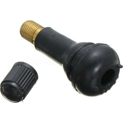 Tire Valve Stems Rubber Short Snap In Parts Accessories Ordinary core chamber Useful