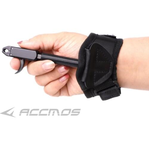 Archery Caliper Release Aid Compound Bow Strap Shooting Pro Arrow Trigger Wristband Archery Bow