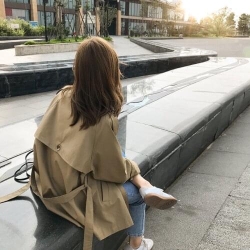 Женские классические тренчи TOPINEUP China At AliExpress