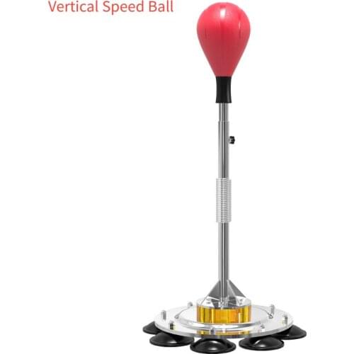 Adjustable Height Boxing Training Bag Standing Punching Bag Adult Children Suction Cup Base Tumbler Sandbag Vertical Speed Ball
