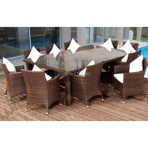 Outdoor Rattan Patio Elegance Furniture Garden Dining living room furniture