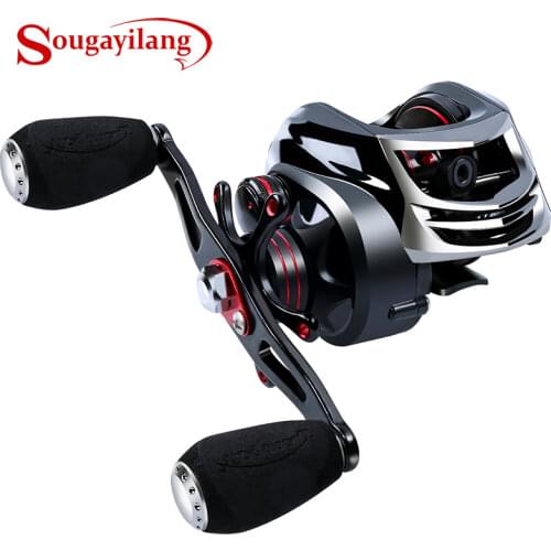 Sougayilang Ultralight Smooth Powerful Baitcast Reel Magnetic Brake System Fishing Wheels