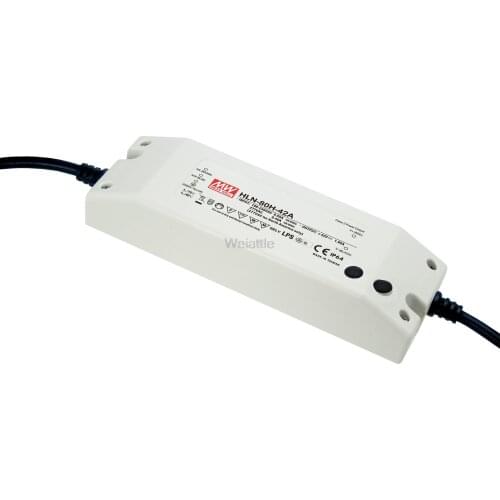 MEAN WELL original HLN-80H-30A 30V 2.7A HLN-80H 30V 81W Single Output LED Dimming Driver Power Supply A type Waterproof IP65