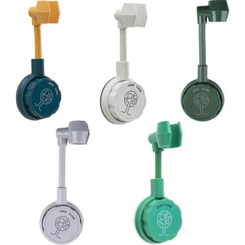 Shower Head 360° Adjustable Rotatable No-Punching Shower Head Bracket Wall Mount Holder for Hand Held Shower Head Rack