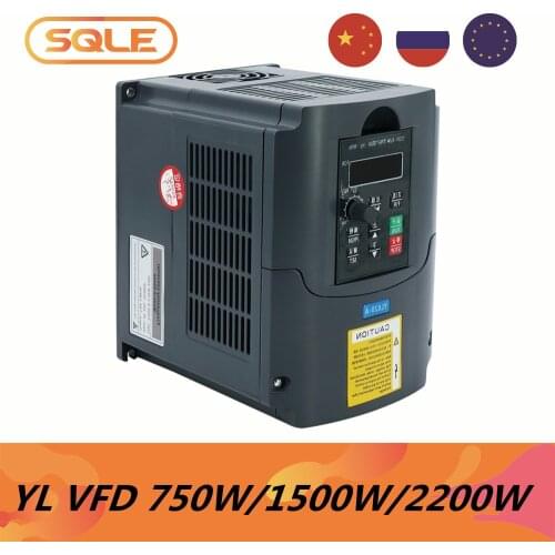 YL Inverters Converters CE 750w 1500w 2200w V/F type 400hz input single phase ouput 3 phase 110v 220v 380v