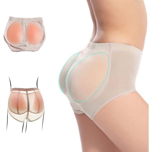 New Buttocks Push Up Woman Elastic Silicone Hip and Butt Pads Fake Ass Body Shaping Ladies Underwear Tightening Short Underpants