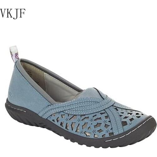 Women Sandals Flat Solid Color Hollow Out Round Toe Casual Ladies Shoes 2021 New Fashion Casual Slip-On Fashion Female Footwear