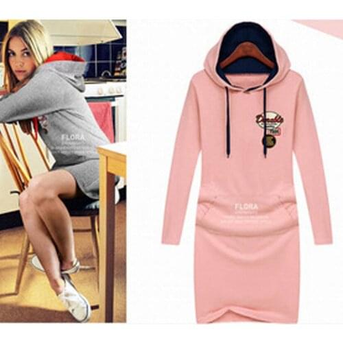 Women hoodies sweatshirts Printed Sweatshirt Autumn Winter Casual Outerwear women Coats Moleton Feminino Women Pullovers DL1170