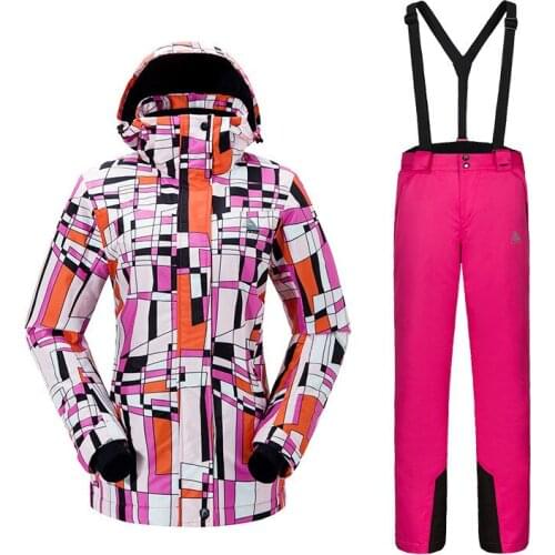 VECTOR ski suit, womens autumn winter thickening, couples winter clothes, waterproof single board, double ski ski coat