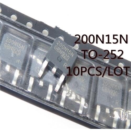 10PCS/LOT IPD200N15N3G 200N15N TO-252 MOS tube N-channel 150V 50A