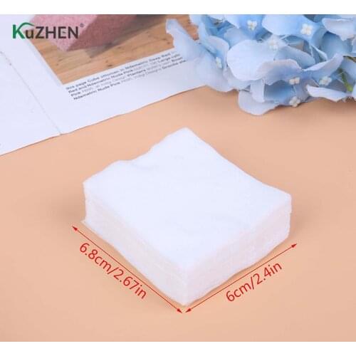 100pcs/Box Facial Cotton Pads Makeup Remover Pads Soft Napkins Pads Cosmetic Face Cleansing Care Facials Make Up Supplies