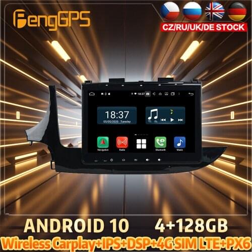 128G Android10 PX6 DSP For OPEL MOKKA 2017 2018 Car DVD GPS Navigation Auto Radio Stereo Video Multifunction CarPlay HeadUnit