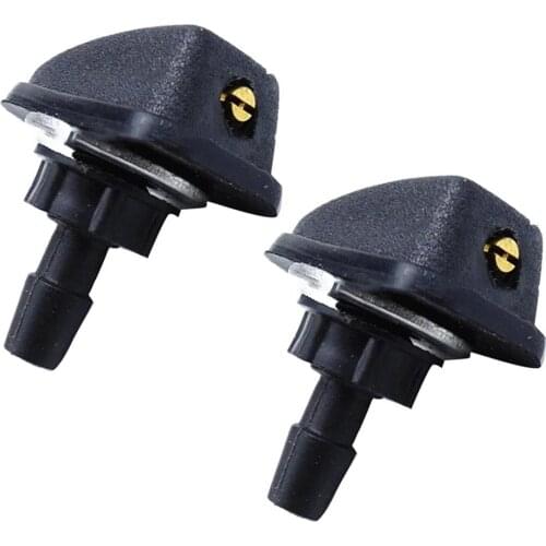 2Pcs Water Fan Spout Cover Front Windshield Washer Outlet Wiper Nozzle Adjustment Universal Car Windscreen Washer Jet Nozzles