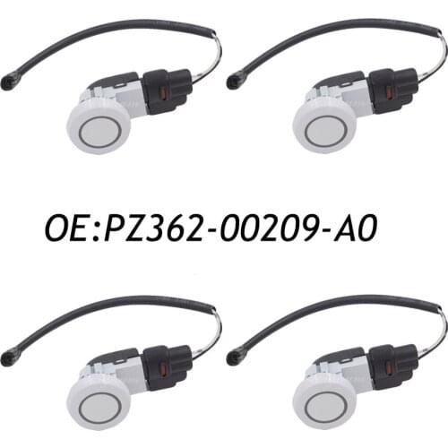 4PCS PZ362-00209-A0 PDC Backup Parking Sensor For 06-11 Toyota Camry PS362A4A1 PZ362-00209 White