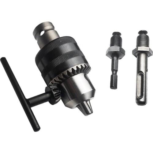 5Pcs/Set 6.5/10/13/16mm Replacement Keyless Drill Chuck Quick Change Adapter Wrench tightening three-jaw drill chuck