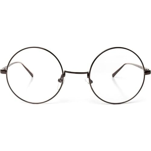 Anime Glasses Cosplay Accessories Danganronpa Toko Fukawa Cosplay Glasses Large Wire-rimmed Round Glasses Men Women Eyewear Gift