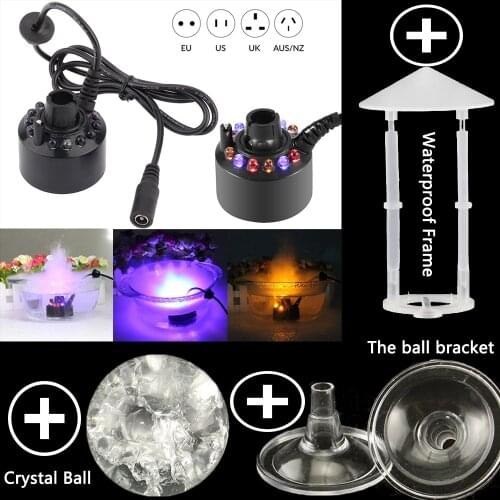 AU/EU/WS/UK Plug Ultrasonic Humidifier Nebulizer Fish Tank Forger Atomizer Humidifier For Aquarium Decoration