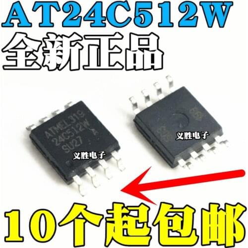 Large Volume Brand New 24C512W AT24C512W-10SU-2.7 AT24C512W-SU-2.7
