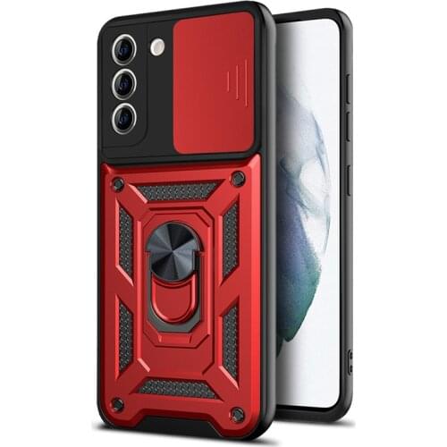 For Samsung Galaxy S21 Ultra 5G Armor Case Shockproof Phone Case for Galaxy S21 Plus S21 FE Magnetic Ring TPU Bumper Case Cover