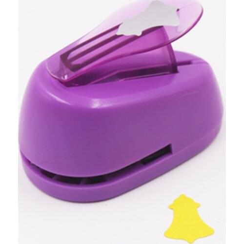 1 inch new bell shaped punch craft hole puncher for scrapbooking Kids paper greeting card cutter Embossing Chirstmas decoration