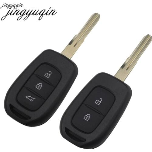 Jingyuqin New Remote Car Key Replacement For Renault Landscape Megana Duster Correga 2014 2/3 Buttons Case Fob Housing
