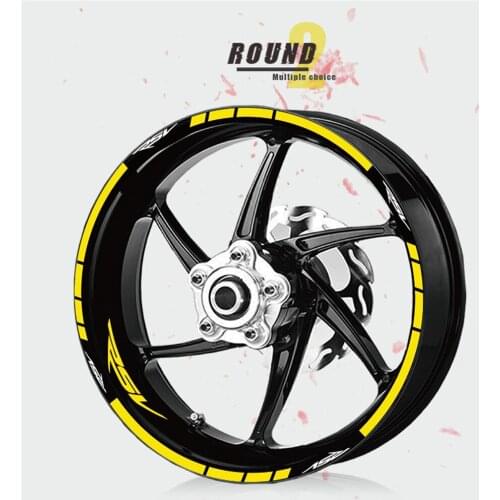 Combination reflective Tire label motorcycle sticker wheel waterproof decal for APRILIA RSV