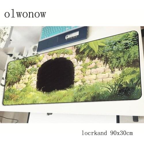 Spirited Away pad mouse Aestheticism computador gamer mouse pad 90x30cm padmouse Cartoon mousepad ergonomic gadget office mats