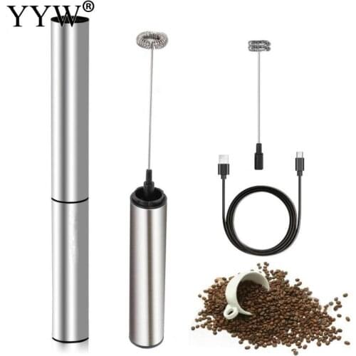Kitchen Frother Mixer Hand Milk Foamer For Coffee Cappuccino Creamer Hot Chocolate Milk Jugs Frother Whisk Frothy Blend Whisker