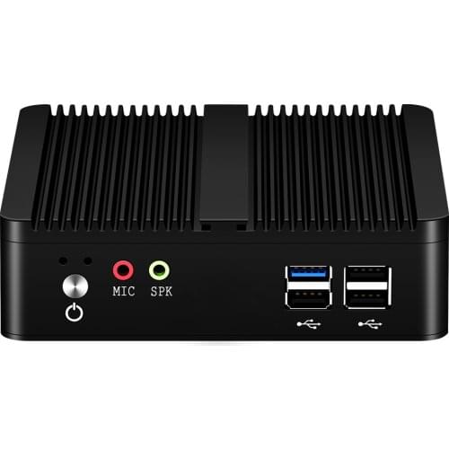 Mini PC Intel Celeron J1900 Quad Cores 8GB RAM 128GB SSD 300Mbps WiFi Gigabit Ethernet HDMI+VGA Display Windows 10 HTPC Nettop