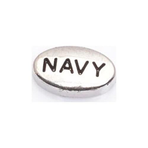 NAVY, Floating charms,Fit floating charm lockets, FC0145