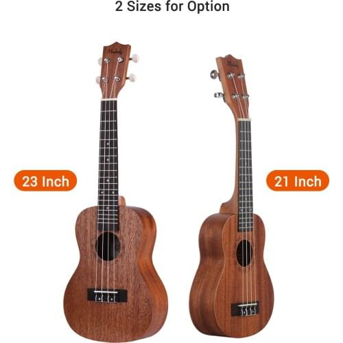 Muslady 21 Inch Soprano Ukulele Ukelele Mahogany Wood Guitar Musical Instruments Ukulele Stringed instruments
