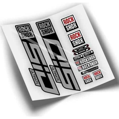 Pegatinas hairpin clip ROCKSHOX SID ULTIMATE 2021 WP340 STICKERS