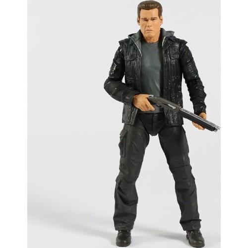 NECA Terminator Genisys T-800 Guardian Endoskeleton Action Figure Collection Model Toy