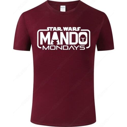 2021 New Star Wars The Mandalorian T Shirt Men Women Fashion Print T-Shirt Homme Funny Tee Cool Shirt Unisex Clothes J30