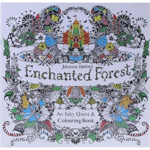 2021 New An Inky Treasure Hunt and Coloring Book By Johanna Basford