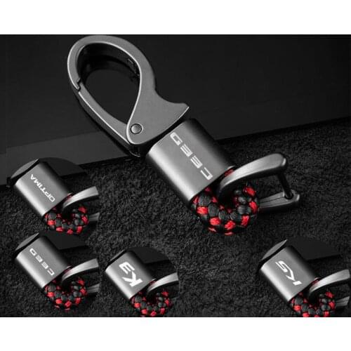 New Zinc Alloy Car Trinket for KIA Ceed K3 K5 Optima Sportage Sorento Rio Picanto Car Keychain Universal Car Keychains Key Ring