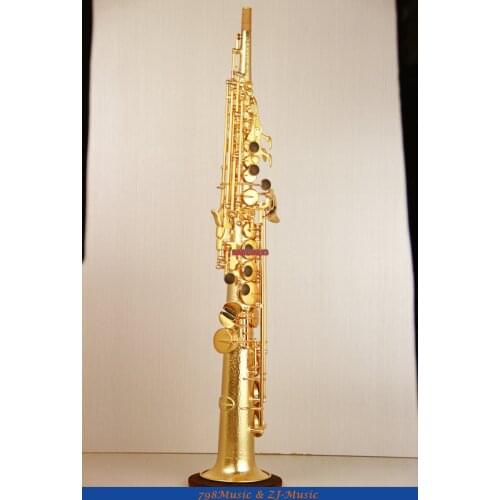 NEW Professional Bb Soprano Saxophone Germany Brass HANDMADE BODY