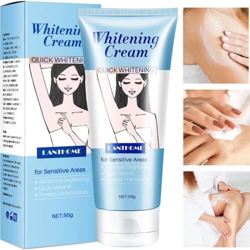 Whitening Cream for Private Part Underarm Dark Skin Lightening Cream Neck Bikini Area Elbow Knee Between Legs Brightening 50ml