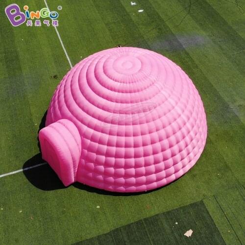 Personalized 10X10X5.3 meters pink inflatable dome tent / dome inflatable / inflatable domes for sale toy tent