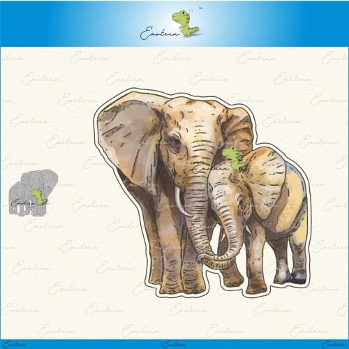 Elephant family Cutting Dies new 2020 Metal mould dies Scrapbooking Paper Making Craft die dies metal cutting dies die cut