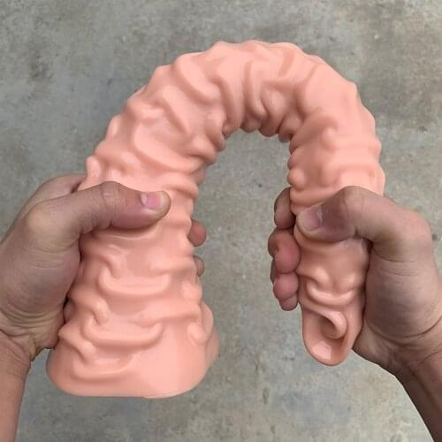 Super Long Anal Dildo Huge Soft Butt Plug For Women Men Prostate Massager Anus Dilator Big Penis Sex Anal Plug Erotic Sex Toys