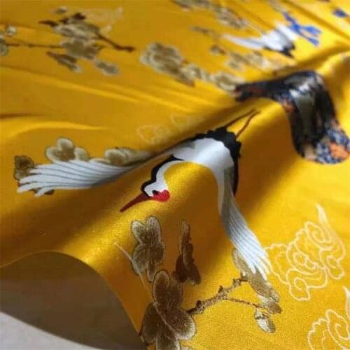 Real silk cheongsam fabric 19 Mumi stretch satin pajamas dress clothing custom-made high-end mulberry silk fabric