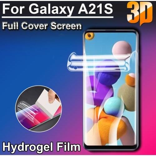 3D Ultra Clear Soft LCD Anti-Scratch Full Coverage Screen Protectors For Samsung Galaxy A21S A10S M31S Hydrogel Films(Not glass)