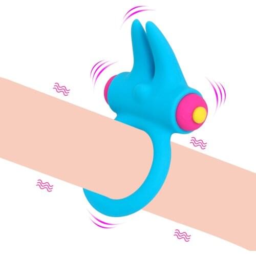 Vibrators Cock Ring Delay Ejaculation Clitoris Stimulate Sex Toys for Men Male Chastity Device Penis Ring Vibrating