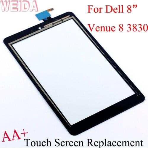 WEIDA Screen Replacement 8" For Dell Venue 8 3830 Touch Screen Digitizer Screen Panel Glass 1920x1200 Venue 8 3830