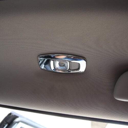 Foal Burning Car Styling Back Reading Lights Cover Rear Reading Lamp Trim Sticker For Renault Koleos for Samsung QM6 2017 2018